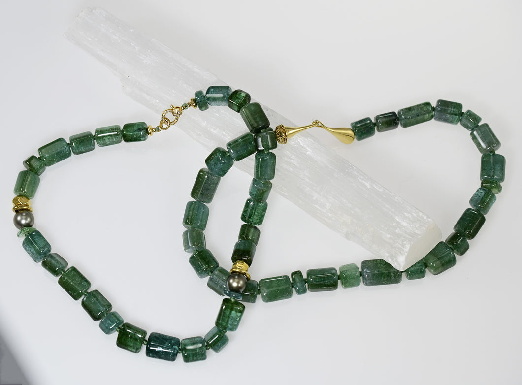 Green Tourmaline Necklaces