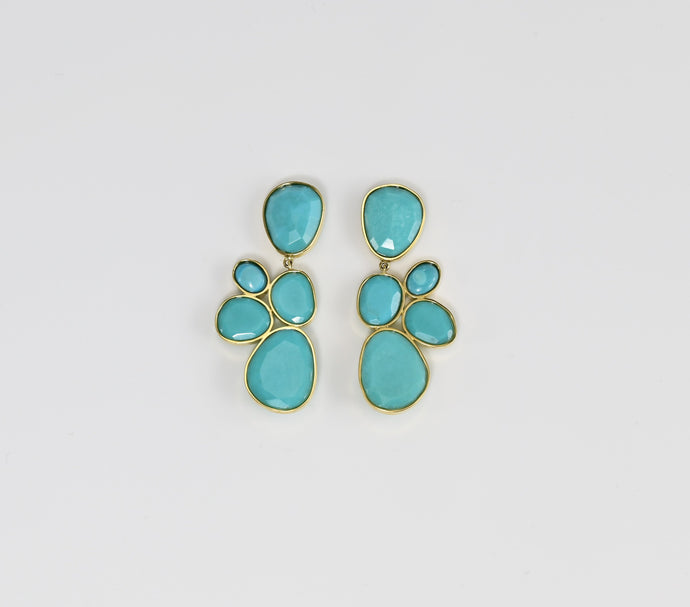 turquoise & 18k gold, 1.75